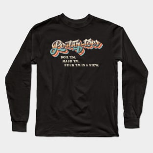 potato LOTR - dark color Long Sleeve T-Shirt